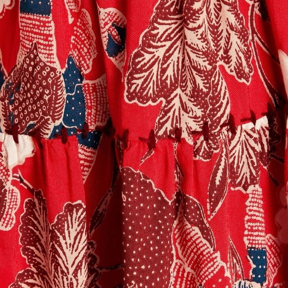 Ulla Johnson Liv floral-print cotton-blend mini dress Sz 8 - Picture 2 of 5